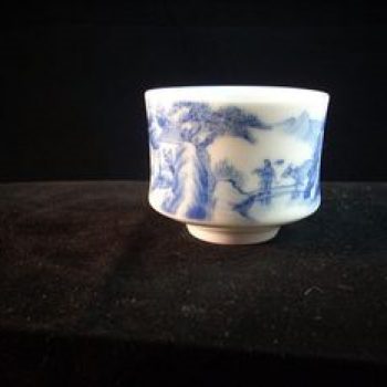 九段烧人物故事茶杯