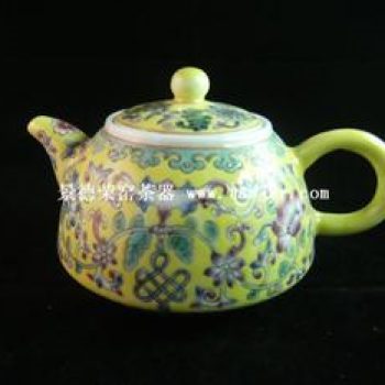 永春壶陈永春手绘仿古彩绘茶壶