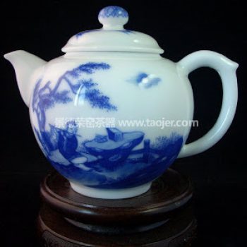 韩湘子吹笛茶壶