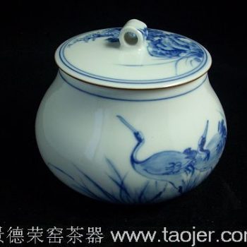 仙鹤茶叶罐