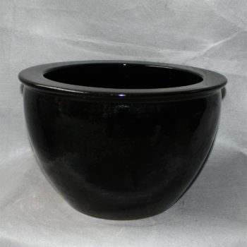 RZDE04景德镇精品陶颜色釉鱼缸大缸水缸黑色白色都有可做花盆水培