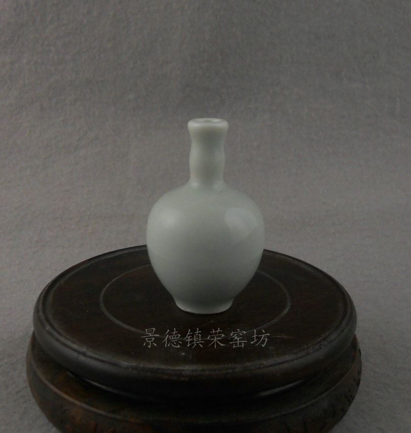 ZJBD20景德镇 精品 陶瓷 白釉 天球 鼻烟壶 小药罐