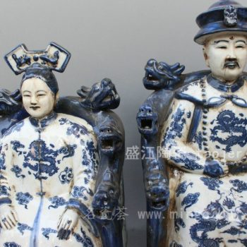 RYXZ08景德镇精品陶瓷 青花皇帝后 艺术品 举报