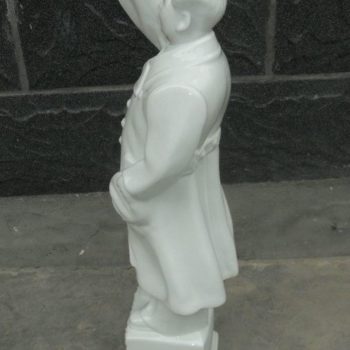 ZJHW06景德镇精品陶瓷毛主席雕像 白瓷 艺术品
