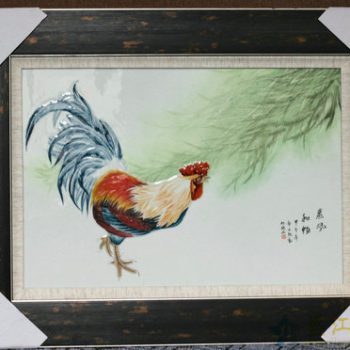 RZDK01景德镇精品陶瓷壁画惠风和畅名人作品收藏壁画家居装饰挂件