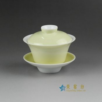 14cs27-2 2961颜色釉盖碗 三才碗 泡茶杯