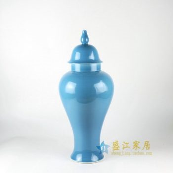RYKB112手工颜色釉将军罐 盖罐 储物罐