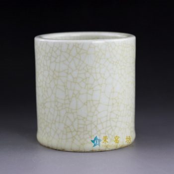 RZEB01 手工裂纹釉笔筒