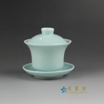 14HM30颜色釉盖碗 三才碗 泡茶杯