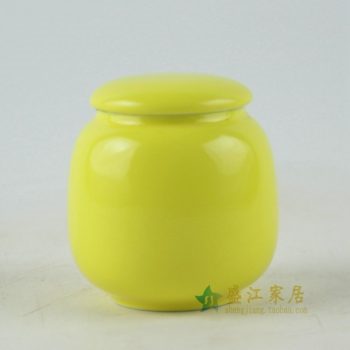 RZDT04 手工颜色釉茶叶罐 盖罐 密封罐