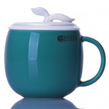 CBAB01-B-21七彩养生杯 创意高温颜色釉茶杯 品茗杯 尺寸：高 12cm 口径 8.5cm 容量 300ml