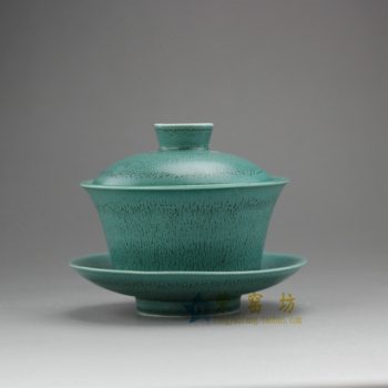 RZEM02 8043手工 花色釉盖碗 三才碗 泡茶杯 尺寸： 口径 9.6厘米 碟径 10.6厘米 高 8.5厘米 容量 140毫升