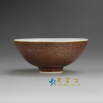 14CS112-D 铁锈红铁锈釉茶杯 茶碗 功夫茶具 尺寸：大号