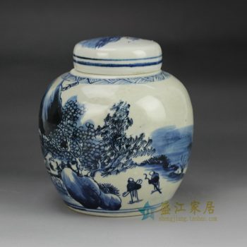 RZFZ06-B   景德镇 青花瓷器坛 罐   厂家直销
