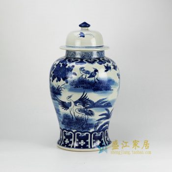 RZFZ02-B 青花将军罐