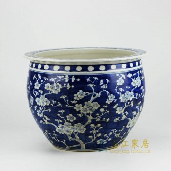 RYWG06 青花鱼缸 花盆