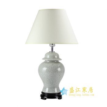 DS47-景德镇陶瓷 哥窑开片 台灯 灯具 摆件品