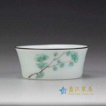 RYOK85_景德镇陶瓷 手绘粉彩 单杯 茶具