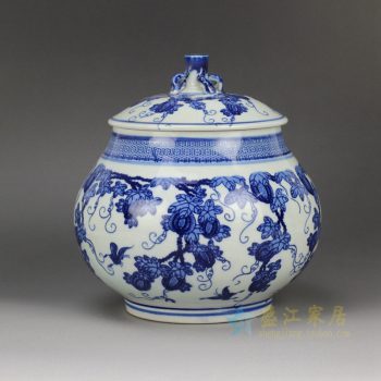 RZBo02 青花手绘茶叶罐