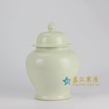 RYKB131-C 单色釉奶白将军罐