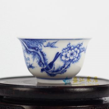 14DR163  青花花杯