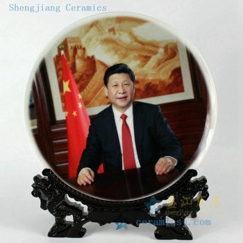 陶瓷挂盘厂家定制　主席像各种人物肖像