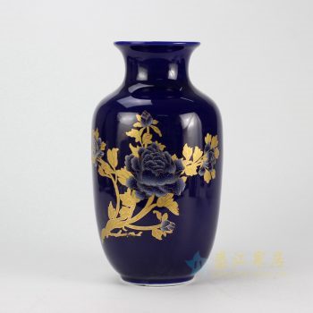 RZHT01　蓝色冬瓜瓶