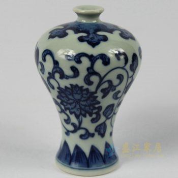 5385-RZEV01-O_2790     景德镇   青花瓷   缠枝莲   艺术花瓶  摆件品
