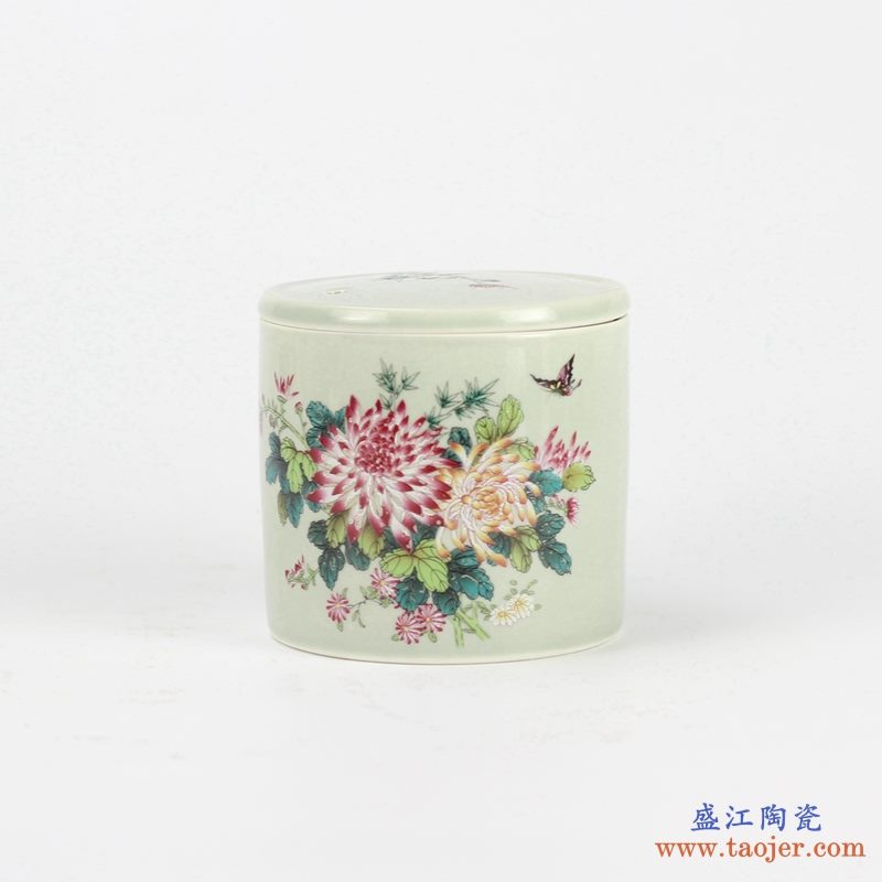 粉彩茶叶罐
