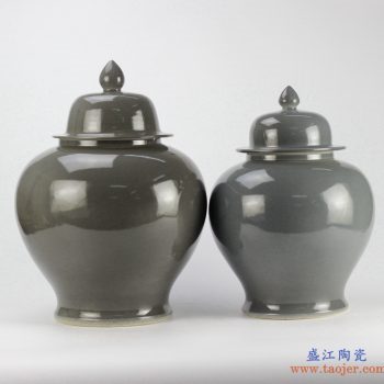 RYKB139   景德镇  颜色釉 将军罐  艺术花瓶 摆件品