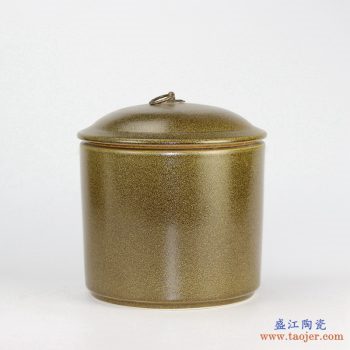 RZBY02   高温颜色釉茶叶末 茶叶罐储物罐 盖罐 普洱茶罐