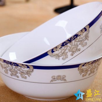 RZHY01-H  景德镇  6英寸高档骨瓷骨质瓷面碗  维多利亚