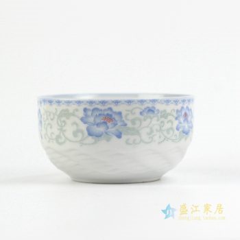 RYJZ17    景德镇青花陶瓷碗 4.5英寸家用米饭碗面碗汤碗青花瓷餐具送礼