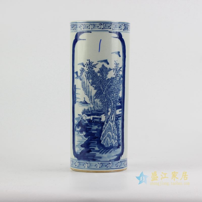 景德镇 青花大号箭筒伞筒 厂家直销