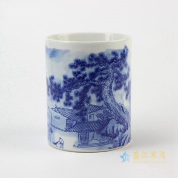 ryci38-a     青花笔筒  箭筒伞筒  厂家直销