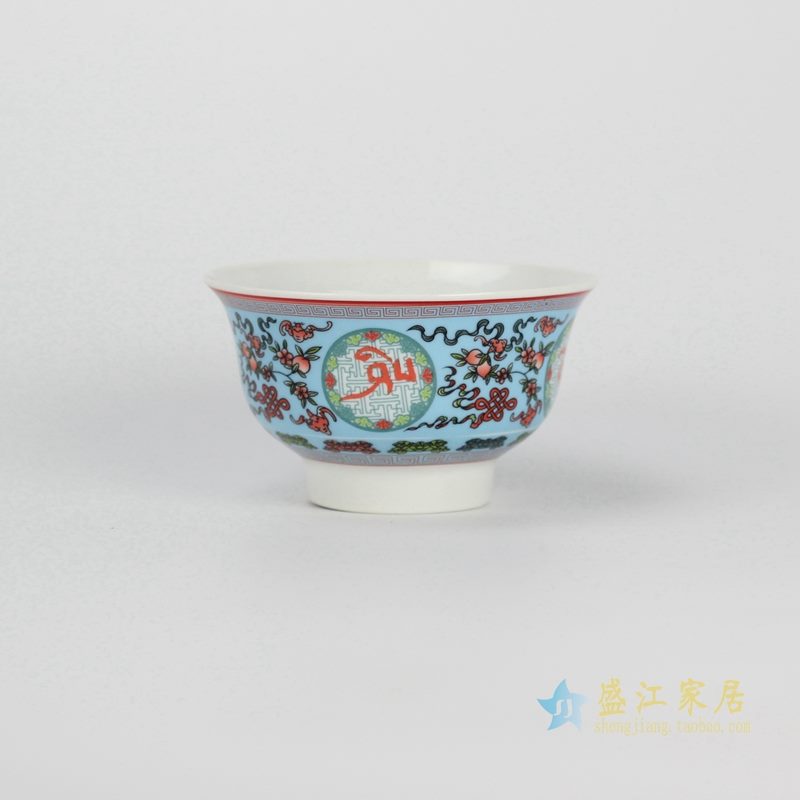 景德镇粉彩单碗 饭碗 厂家直销