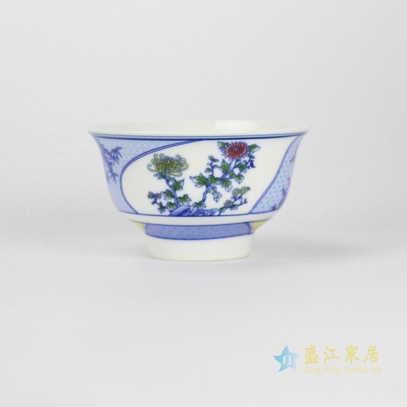 青花 粉彩饭碗 汤碗 厂家直销