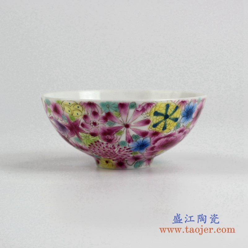 粉彩小单杯 水杯茶杯 景德镇 厂家直销
