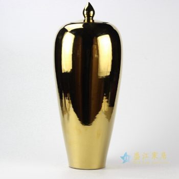 rykb119-g     镀金罐   艺术花瓶   摆件品   厂家直销