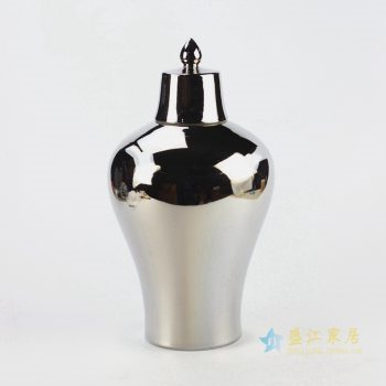 rynq178-d    镀银颜色罐 盖罐    摆件品