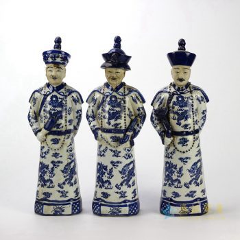 ryxz04-old     仿古 古代皇帝  青花清三代(康熙 雍正 乾隆 康乾盛世)陶瓷 摆设 雕塑