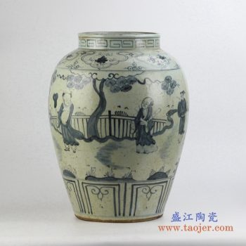 rzfb06     手绘 墨色花瓶花插 艺术摆件品