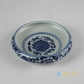 rzfu14-a-30jian-c73-23    青花缠枝莲水洗水浅 鱼缸