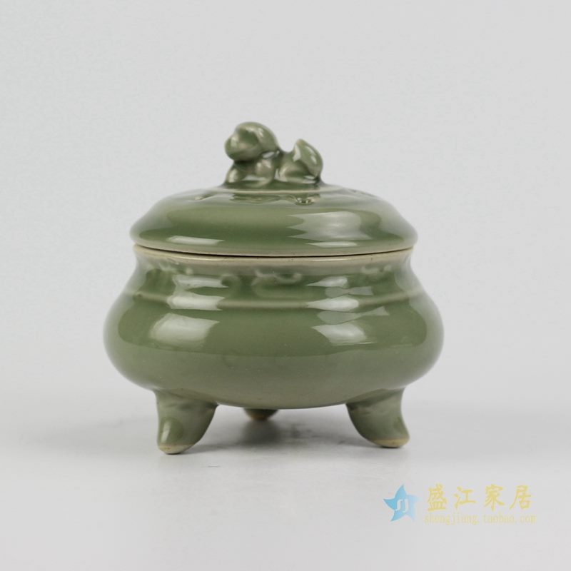 仿古 大明宣德颜色釉香炉 香插