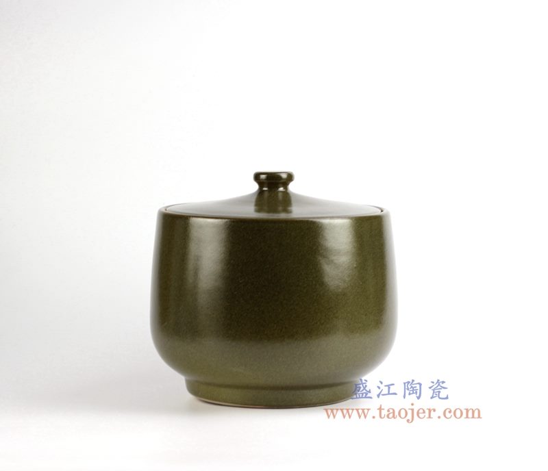 茶叶末色20斤米缸油缸 储物罐 密封罐