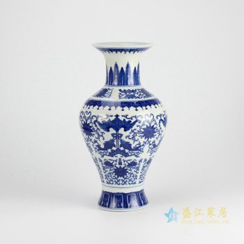rzjq01    手绘青花鱼 花瓶  花插   摆设品厂家直销