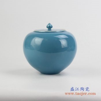 rzjr02    颜色釉罐   储物密封罐  景德镇   厂家直销