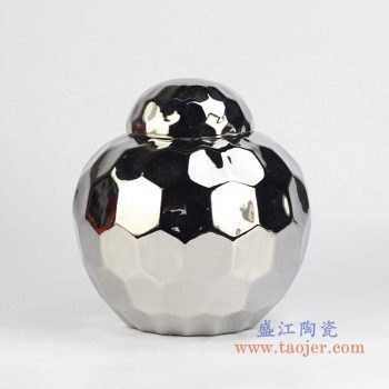 rykb152-b  镀银亮光储物罐茶叶罐