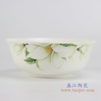 rzhf04-d   6寸骨瓷百合面碗汤碗餐器用具