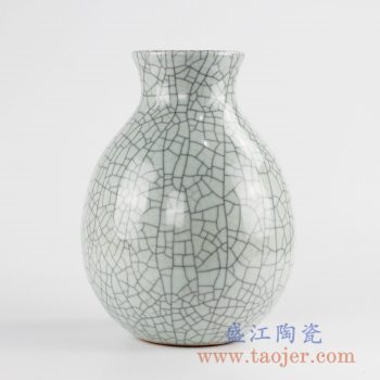 RYXC35_仿古瓷器哥窑开片金丝铁线古董古玩收藏家居